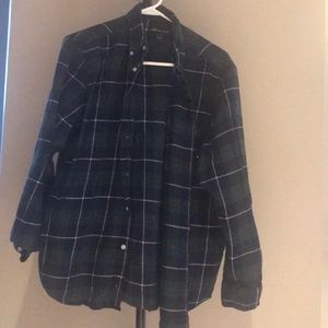 dark green flannel